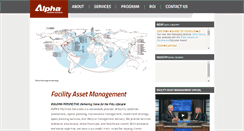 Desktop Screenshot of alphafacilities.com