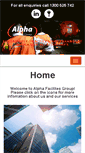Mobile Screenshot of alphafacilities.com.au